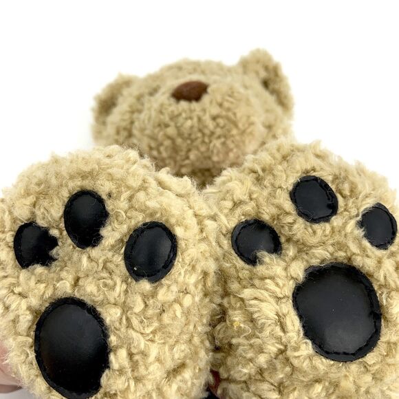 Build a Bear Curly Brown Bear with Giggle Button Outfit & Boxers - Picture 4 of 11